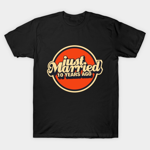 just married T-Shirt by thecave85